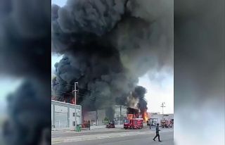 Denizli’de geri dönüşüm tesisinde yangın