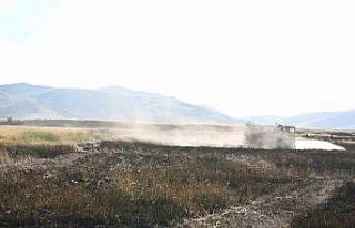 Develi’de anız yangını: Hububat ekili 140 dekar...