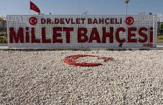 Devlet Bahçeli Millet Bahçesi açılış için gün...