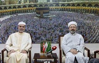 Diyanet İşleri Başkanı Erbaş, Libya Hac Bakanı...