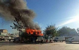 Diyarbakır Alışveriş Merkezi’nin güvenlik kulübesi...