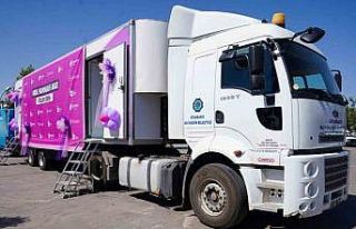 Diyarbakır’da KETEM’e hibe edilen mobil mamografi...