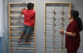 Diyarbakır’da otizmli bireyler sporla eğitim görüyor