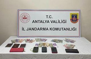 Dolar ve gümüş kolye hırsızları jandarmadan...