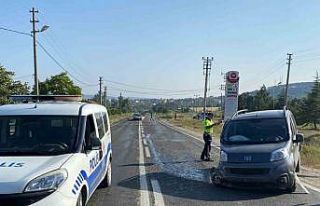 Domaniç’te otomobiller çarpıştı: 1 yaralı