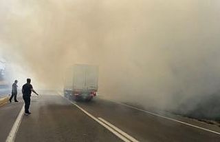 Edirne’de arazi yangını: Huzurevindeki yaşlılar...