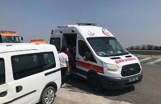 Edirne’de sıcaktan fenalık geçiren sürücü...