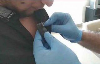 Ehliyet sınavında akıl almaz kopya düzeneği