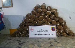 Elazığ’da 408 kilo kaçak tütün ele geçirildi