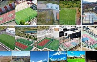 Elazığ’da 54 sahanın yapımı tamamlandı