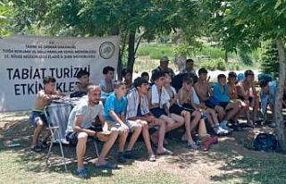 Elazığ’da tabiat parkı eğitimleri sürüyor