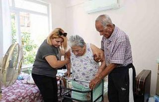 Engelli vatandaşın tekerlekli sandalye talebi yerine...