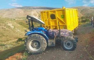 Erzincan’da traktör kazası: 1 ölü 1 yaralı