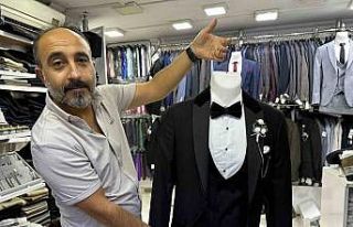 Eskişehir’de damatlık ve takım elbise satışları...