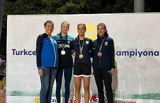 Eskişehirli sporcudan atletizmde Türkiye şampiyonluğu
