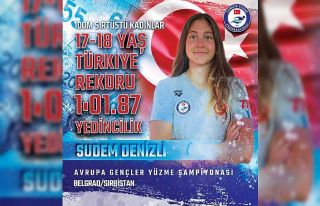 Eskişehirli yüzücü Avrupa’da 7’inci olarak...