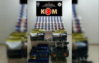 Evini sigara fabrikasına çeviren şahıs yakalandı