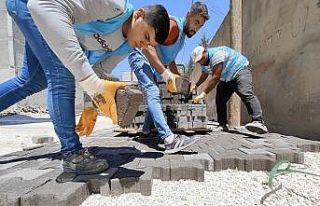 Eyyübiye sokakları kışa hazırlanıyor