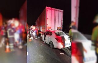 Feci kazada ağır yaralanan sürücü hayatını...