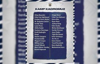 Fenerbahçe’nin Rusya hazırlık kampı kadrosu...