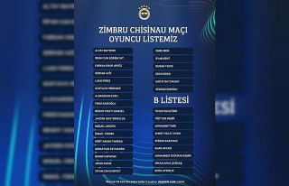 Fenerbahçe’nin Zimbru Chisinau maçı kadrosu belli...