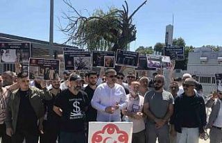 Feshane önünde İBB sergisine protesto