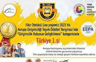 Fikir Otobüsü Lise Projesi Türkiye birincisi seçildi