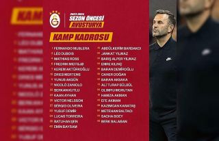 Galatasaray’ın Avusturya hazırlık kampı kadrosu...