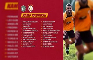 Galatasaray’ın, Zalgiris Vilnius maçı kadrosu...