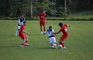 Gaziantep FK hazırlık maçında KF Gostivari ile...