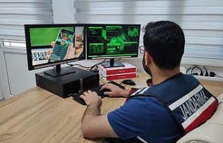 Gaziantep jandarmasından 8 bin 412 siteye erişim...