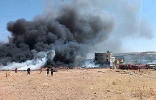 Gaziantep’te çöplük yangını korkuttu