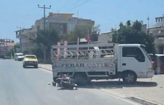 Gazipaşa’da meydana gelen kazada motosiklet sürücüsü...