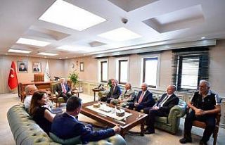 GGC üyeleri Vali Çeber ile buluştu