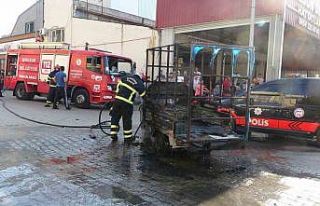 Giresun’da kağıt toplayıcısı grupla esnaf arasında...