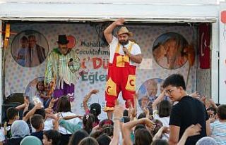 Gölcüklü çocuklar bu yaz da doyasıya eğleniyor