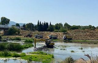 Gönen Çayı ıslah çalışmaları başladı