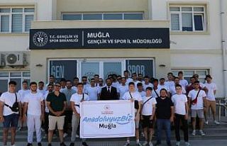 Gönüllü gençler ’AnadoluyuzBİZ’ projesi çerçevesinde...