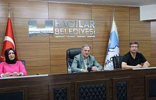 Hacılar Belediye Meclisi, Temmuz ayı toplantısını...