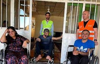 Hakkari Yeşilova’daki engeliler sevindirildi