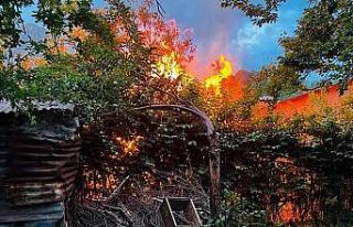 Hakkari’de korkutan yangın