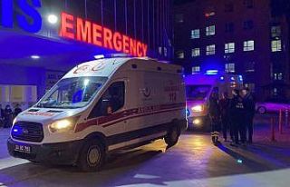 Hasat yaparken patosa ayağını kaptıran çiftçi...