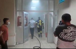 Hastane yemekhanesinde çıkan yangını eğitimli...