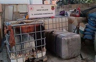 Hatay’da 2 bin litre kaçak akaryakıt ele geçirildi