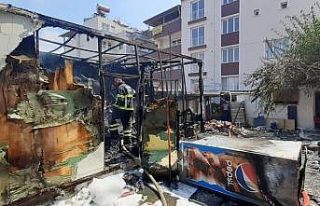 Hatay’da depo ve bahçe yangını