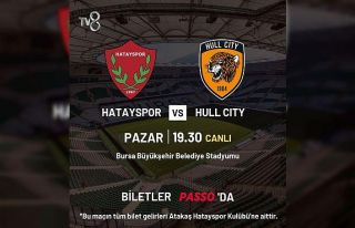 Hatayspor - Hull City maçı TV8’de