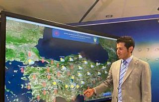 Hava tahmin uzmanı, sıcaklıklara karşı vatandaşları...