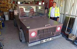 Hurda malzemelerle yaptı, 50 bin liraya mal ettiği...