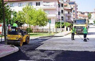 Hürriyet Mahallesinde asfaltlama çalışması başladı