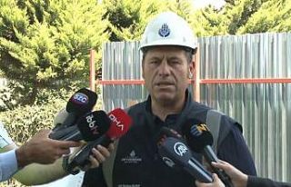 İBB Genel Sekreter Yardımcısı Alpay otogarda incelemelerde...
